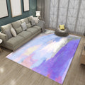 Funky Brush Stroke Pattern Rug Multicolor Modernism Rug Polyester Pet Friendly Washable Non-Slip Area Rug for the Bedroom