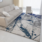 Multicolor Abstract Carpet Polyester Industrial Carpet Pet Friendly Washable Non-Slip Rug for Living Room