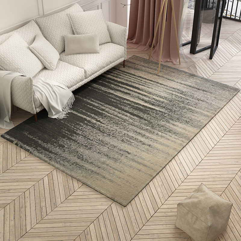 Multicolor Abstract Carpet Polyester Industrial Carpet Pet Friendly Washable Non-Slip Rug for Living Room