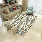 Creative Watercolor Pattern Carpet Multicolor Industrial Rug Polyester Pet Friendly Washable Non-slip Carpet for Bedroom