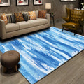 Multicolor Abstract Striped Pattern Carpet Polyester Industrial Carpet Pet Friendly Washable Non-Slip Rug for Living Room