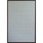 Gray Living Room Rug Rustic Solid Rug Sisal Washable Non-Slip Backing Pet-Friendly Rug