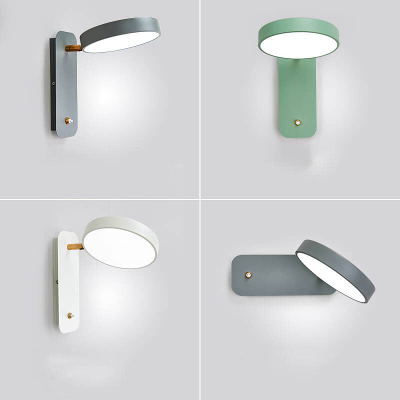 IllumiTurn – Nordic LED Rotatable Wall Light | Macaron Design | Adjustable Lighting