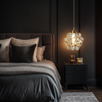 Modern Flower Shape Glass LED Pendant Lamp