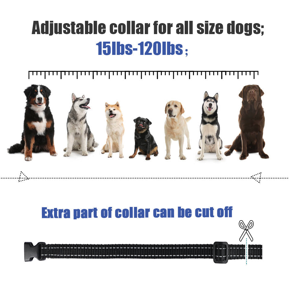 Electric Dog Training Collar – 500m Remote Control, Waterproof IPX7, Shock, Vibration & Sound Modes