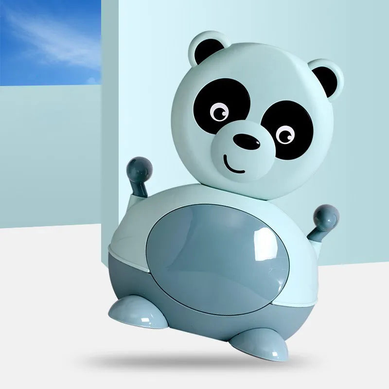 Potty chair for children in panda shape – Soft baby potty with PU seat