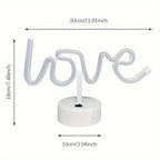 NeonLove Lamp – Illuminated Neon Table Lamp for Parties