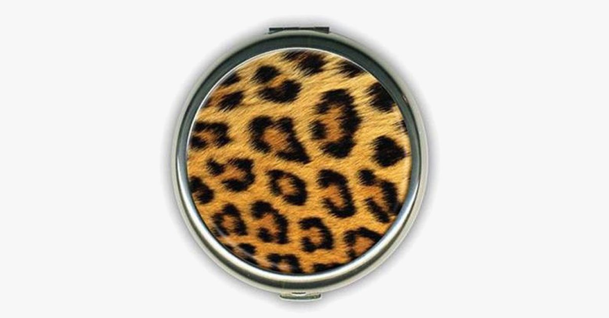 Safari Print Bag Mirror