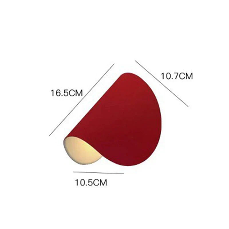Modern Colored LED Wall Light in Stylish Design