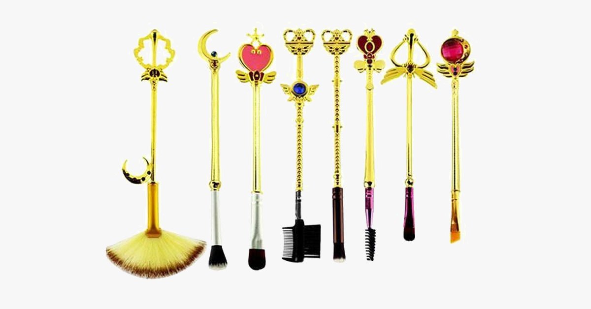 Sailor Moon inspired brush set