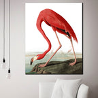 Tropical flamingo pattern canvas print texture pink wall decoration for home decor