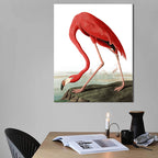 Tropical flamingo pattern canvas print texture pink wall decoration for home decor