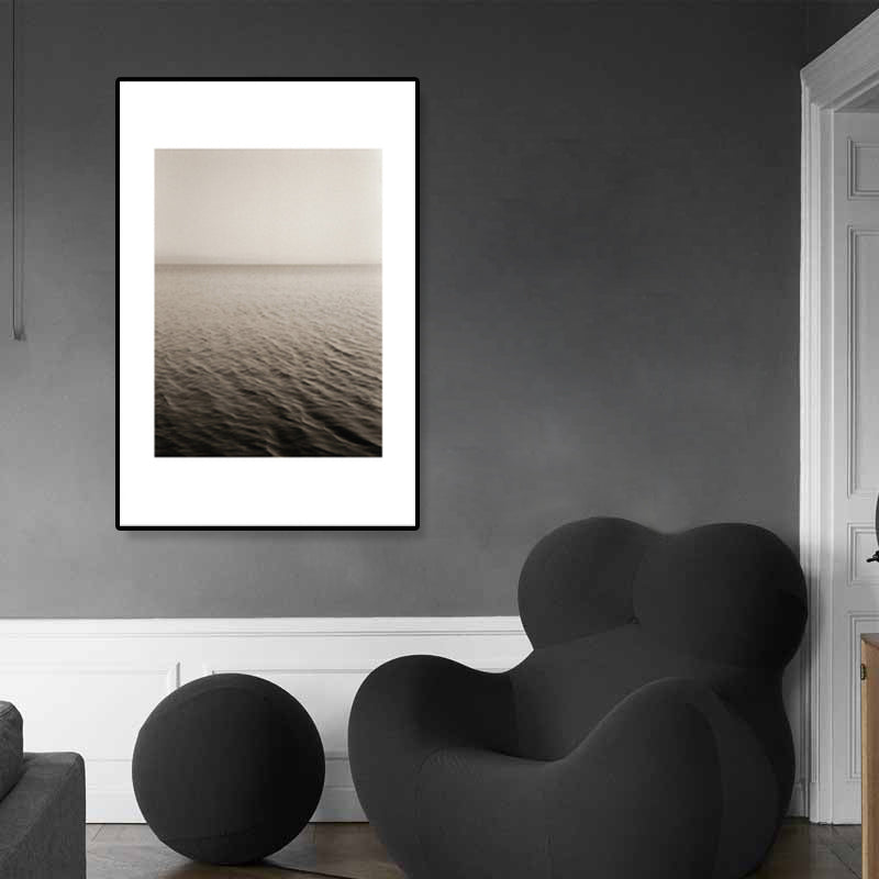 Textured Ocean Surface Wall Art Tropical Canvas Print for Home Decor, Multiple Sizes