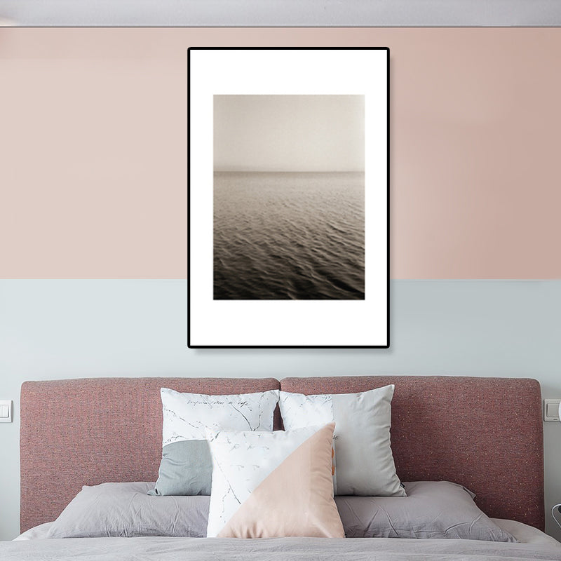 Textured Ocean Surface Wall Art Tropical Canvas Print for Home Decor, Multiple Sizes
