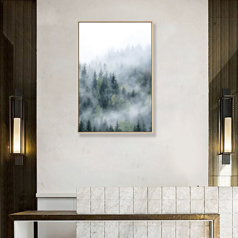 Mysterious Forest Canvas Wall Decoration for Seating Area Photo Landscape Wall Decoration