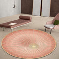 Cameo Brown Modern Carpet Polypropylene Geometric Pattern Rug Pet Friendly Washable Non-Slip Carpet for Living Room