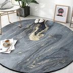 Gray abstract carpet Polyester Modernism carpet washable non-slip backing carpet for decoration