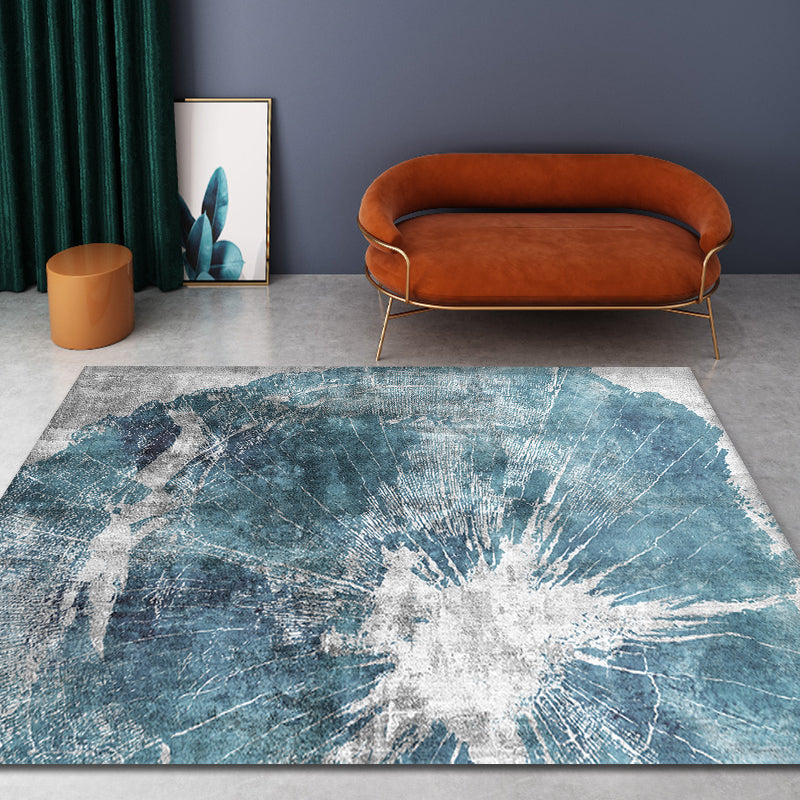 Bedroom Rug Shabby Chic abstract pattern rug Polyester machine washable non-slip back rug