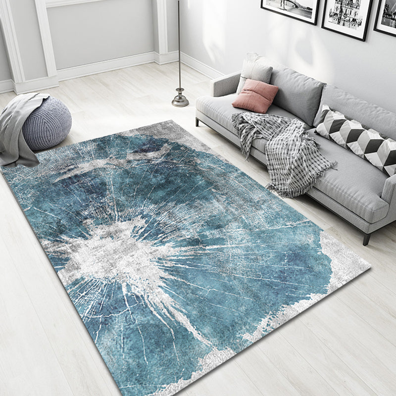 Bedroom Rug Shabby Chic abstract pattern rug Polyester machine washable non-slip back rug