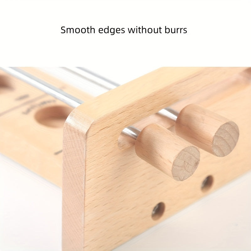Skillful Wooden Sticks Game with Ball