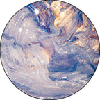 Purple Modernism Rug Synthetic Watercolor Pattern Rug Pet Friendly Washable Non-Slip Rug for the Bedroom