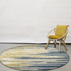 Multicolor Industrial Indoor Rug Polyester Abstract Rug Pet Friendly Washable Non-Slip Carpet for Living Room