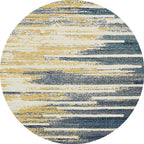Multicolor Industrial Indoor Rug Polyester Abstract Rug Pet Friendly Washable Non-Slip Carpet for Living Room