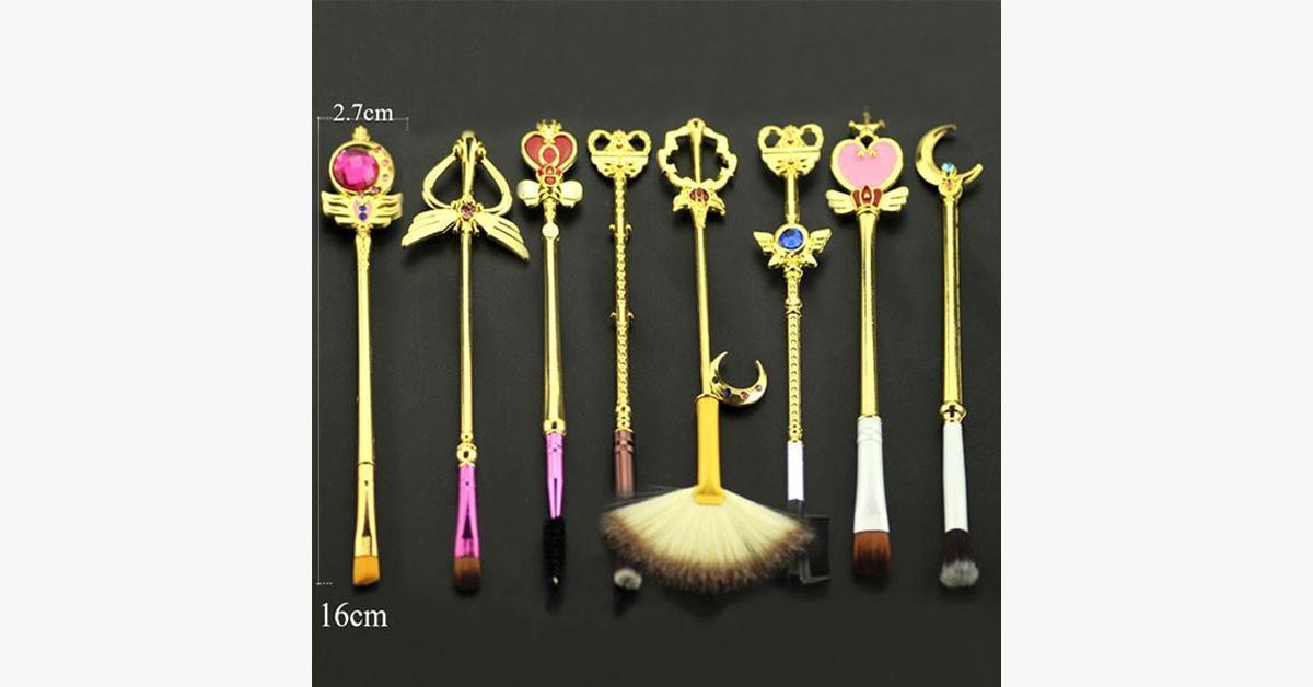 Sailor Moon inspired brush set