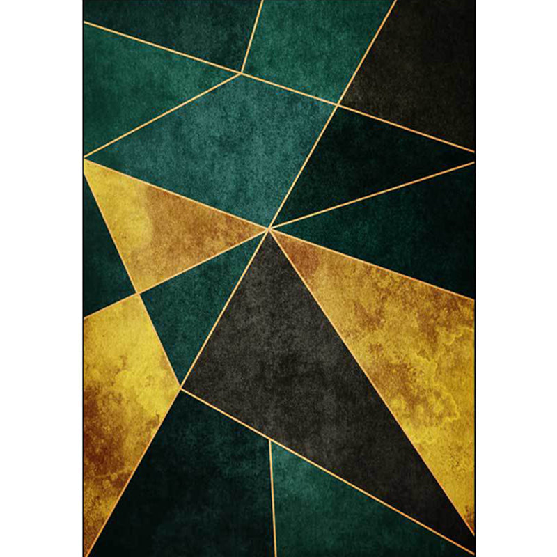 Groener Nordic Area Rug Synthetic Geometric Pattern Rug Pet Friendly Washable Non-Slip Area Rug for Living Room