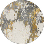 Gray abstract carpet Synthetic industrial carpet Washable Non-slip backing rug for decoration