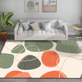 Multicolor Colorblock Rug Polyester Modernist Rug Washable Non-Slip Back Rug for Bedroom