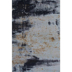 Dark Grey Industrial Carpet Polyester Abstract Pattern Carpet Pet Friendly Non-Slip Washable Rug for Living Room