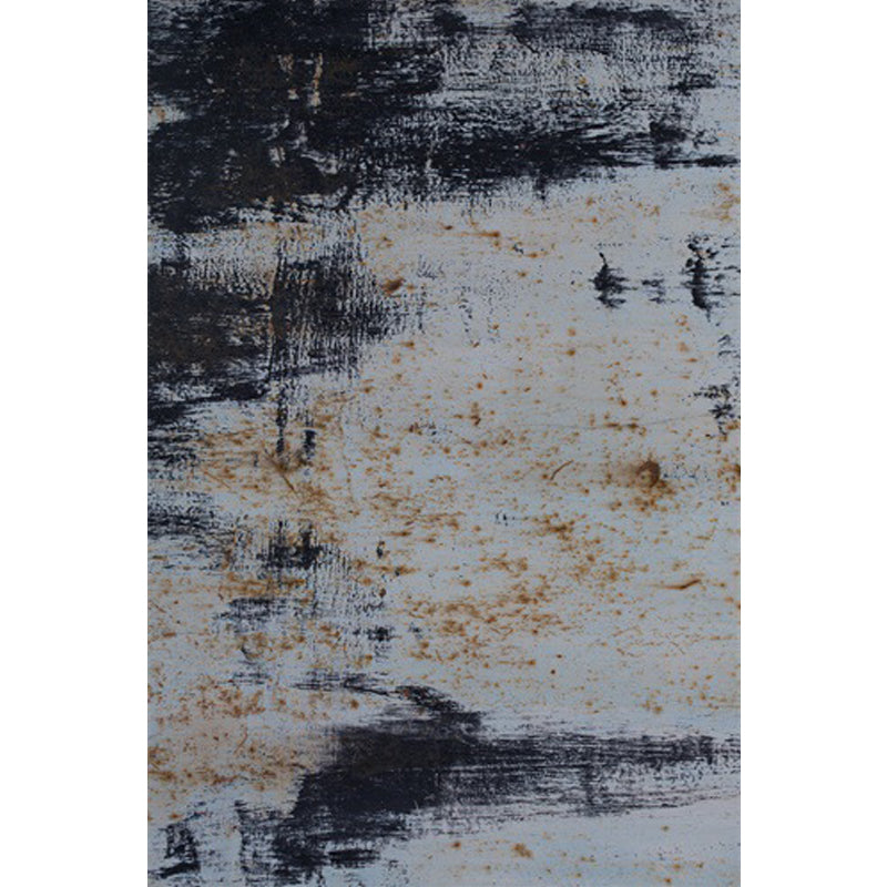 Dark Grey Industrial Carpet Polyester Abstract Pattern Carpet Pet Friendly Non-Slip Washable Rug for Living Room