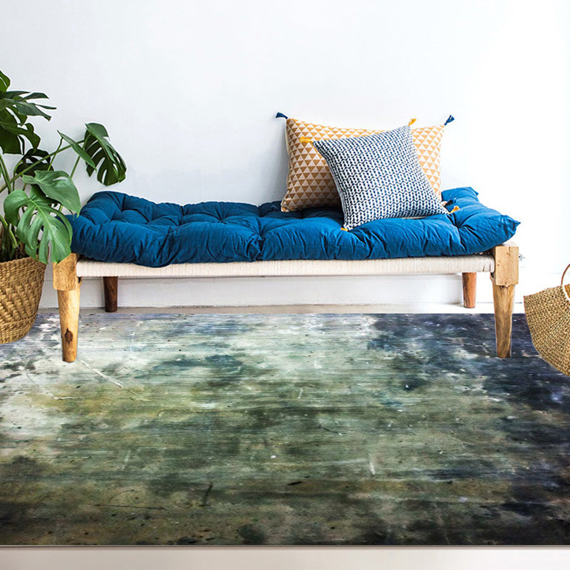 Dark Grey Industrial Carpet Polyester Abstract Pattern Carpet Pet Friendly Non-Slip Washable Rug for Living Room