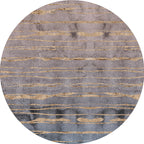Gray abstract rug polypropylene Shabby Chic rug washable non-slip backing rug for the living room