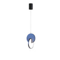 Modern Scandinavian LED Pendant Lamp with Round Frame and Warm Glow
