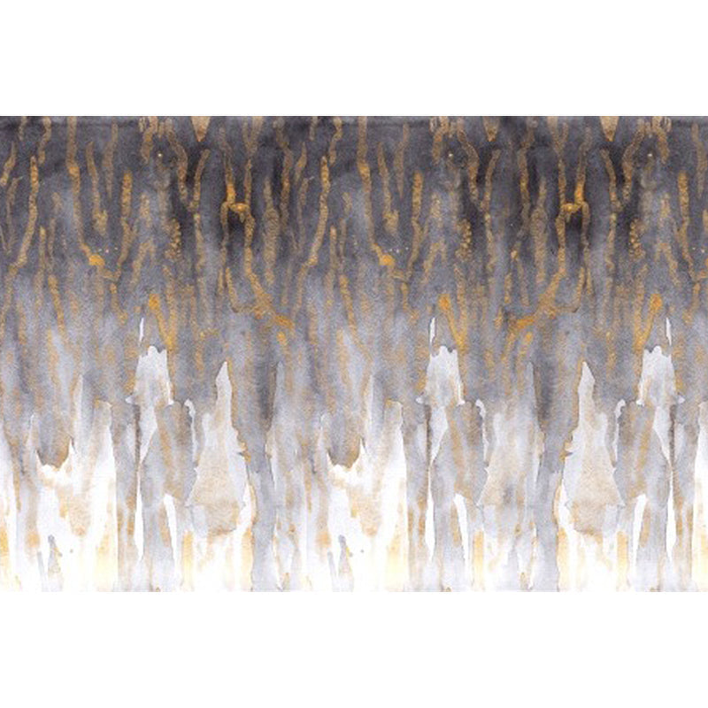 Gray Bedroom Rug Modernism Abstract Rug Polyester Machine Washable Non-Slip Backing Rug