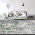 Industrial living room rug abstract rug polyester washable non-slip pet-friendly carpet