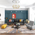 Brown industrial carpet polyester radial pattern carpet pet-friendly washable non-slip carpet for the bedroom
