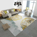 Multicolored Swirl Striped Carpet Polyester Industrial Carpet Non-Slip Backing Carpet for Bedroom