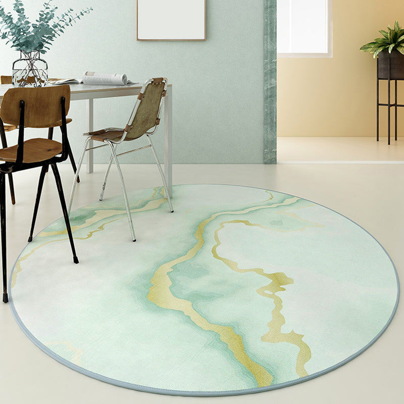 Pastel Flowing Indoor Dress Polyester Novelty Rug Pet-Friendly Carpet for Home Decoration