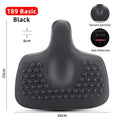 Wide Ergonomic Bike Saddle – Comfortable Saddle with Shock Absorption for City and Mountain Bikes