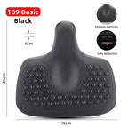 Wide Ergonomic Bike Saddle – Comfortable Saddle with Shock Absorption for City and Mountain Bikes