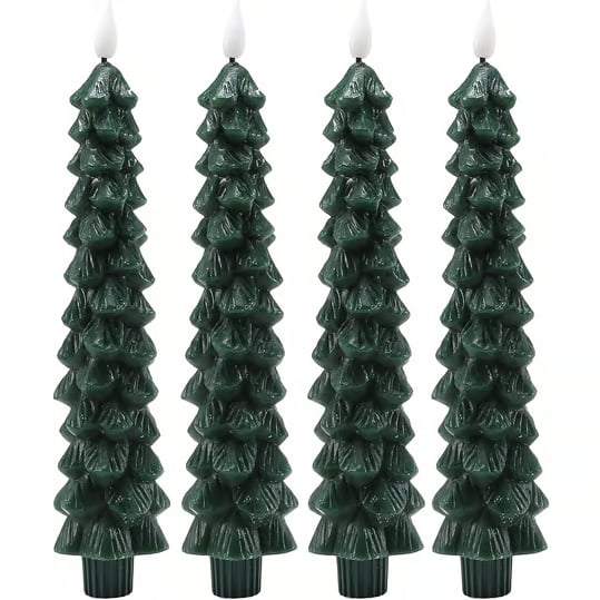 LED Christmas Candle | Musical Flameless Candlelight | Holiday Decoration for Warm Ambience