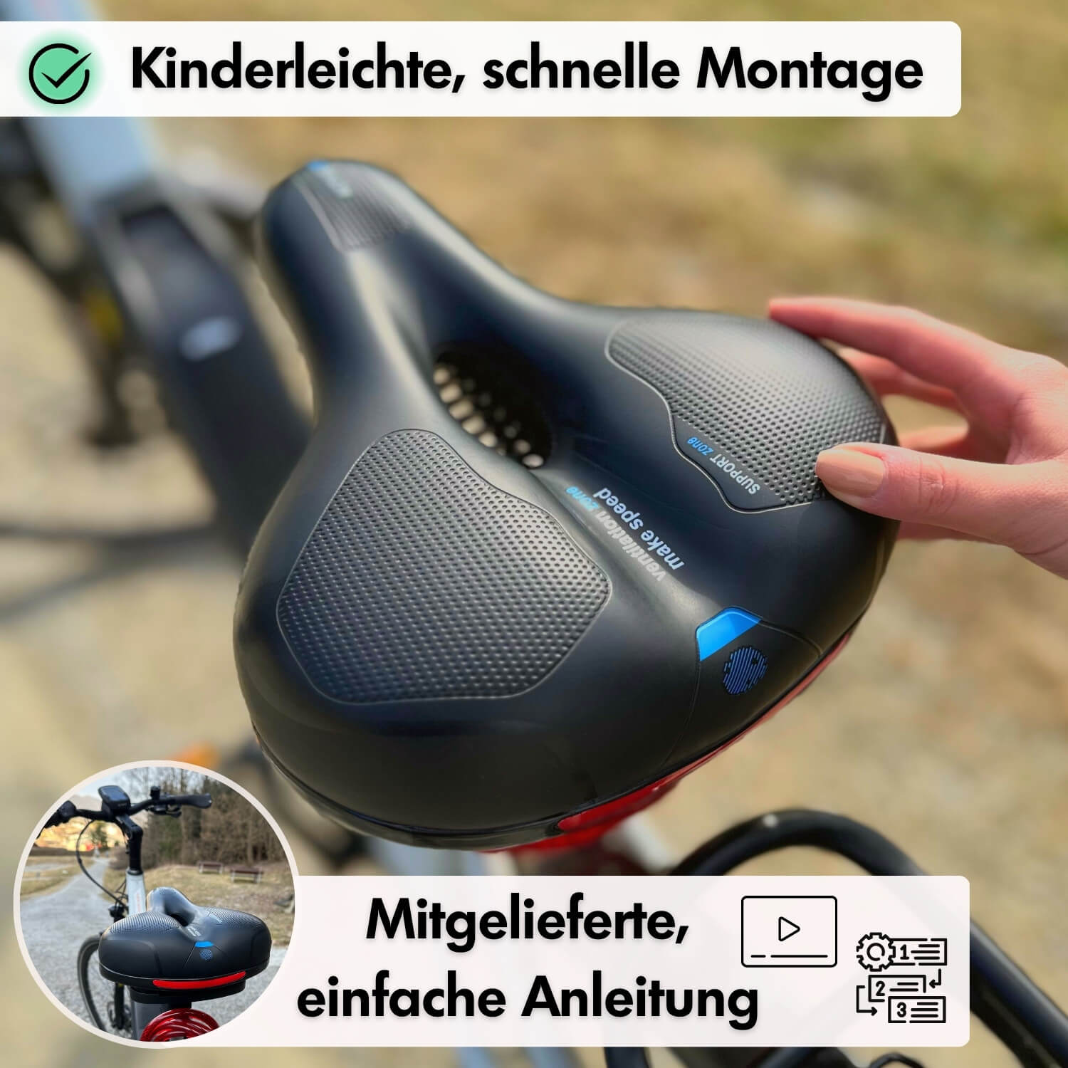 CloudComfort Pro Pain-Free Cycling