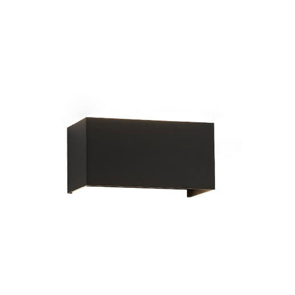 Modern waterproof rectangular LED wall light for outdoor use with up and down lighting