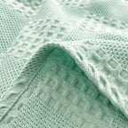 Cotura Waffle Blanket | 100% Organic Cotton | Breathable & Elegant | Waffle Structure