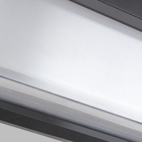 Modern Minimalist Solar Rectangle PC LED Outdoor Wall Light Lamp For Outdoor Patio