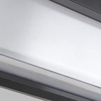 Modern Minimalist Solar Rectangle PC LED Outdoor Wall Light Lamp For Outdoor Patio