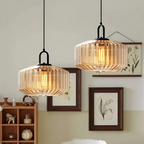 Retro Colored Glass Pendant Lamp